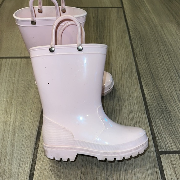 Lot of 2 girls size 9 boots winter and rain boots - Picture 6 of 8